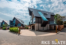 Фасадный сланец RKS SLATE Graphite Natural 500х250 мм