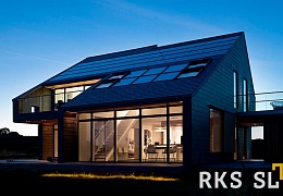 Фасадный сланец RKS SLATE Graphite Natural 500х250 мм