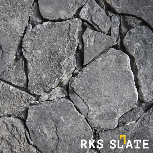 Фасадный камень RKS SLATE Midnight Black Loose