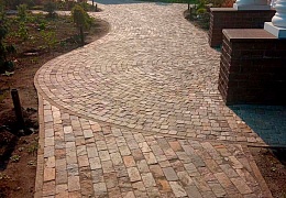 Кварцитовая брусчатка RKS Slate Maryland 200x100 мм