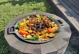 Костровая чаша из кирпича огнеупорного Montenegro