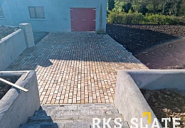Кварцитовая брусчатка RKS Slate Maryland 200x100 мм