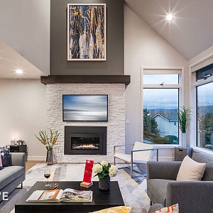 Природный камень для камина 3D панели из натурального камня Кварцит White Quartz Classic — RKS SLATE