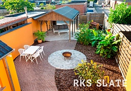 Брусчатка RKS Slate Belgian Grey 100х100 мм
