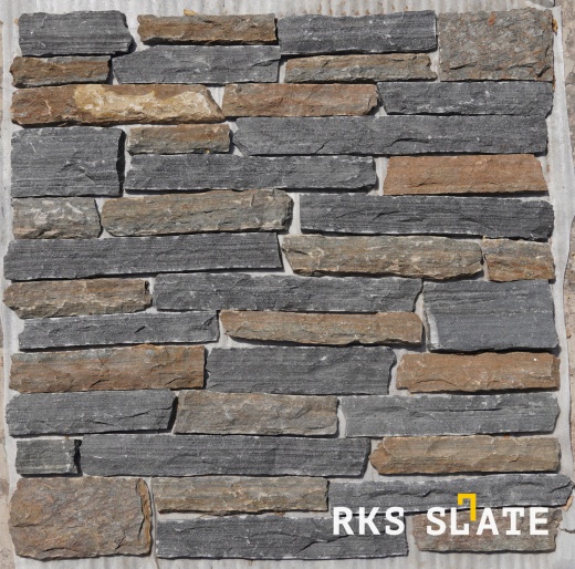 Облицовочный камень RKS SLATE Plymouth Quartz Strips