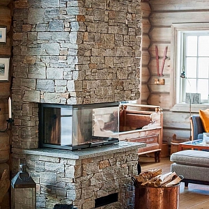 Декоративный камень для отделки камина 3D панели RKS SLATE Кварцит Boston Blend Country