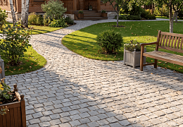 Брусчатка RKS Slate Belgian Grey 100х100 мм