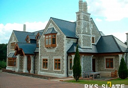 Фасадный сланец RKS SLATE Graphite Natural 500х250 мм