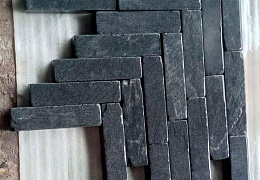 Брусчатка RKS Slate Temple Belgian Black 100x100 мм