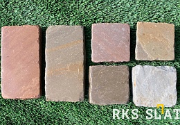 Брусчатка RKS Slate Belgian Multi 100х100 мм