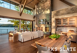 Облицовочный камень RKS SLATE Grey Quartz Castle