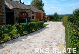 Брусчатка RKS Slate Belgian Multi 100х100 мм