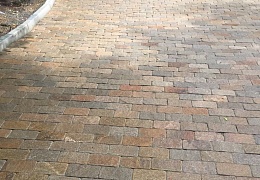 Гранитная брусчатка RKS Slate Vermont, галтованная 200х200 мм