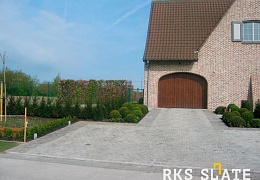 Брусчатка RKS Slate Belgian Grey 100х100 мм