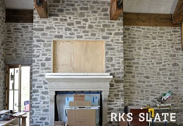 Облицовочный камень RKS SLATE Grey Quartz Castle