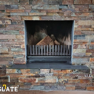 Облицовочный камень для камина 3D панели RKS SLATE Сланец Rusty Slate Rockface