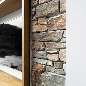 Натуральный камень в интерьере RKS SLATE Кварцит Beige Quartz Country