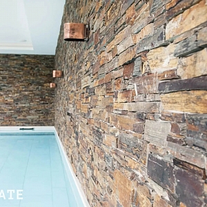 Камень вокруг бассейна 3D панели RKS SLATE Сланец Cedar Slate Country