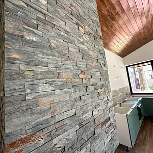 Отделочный камень для камина 3D панели RKS SLATE Сланец Rustyc Rockface