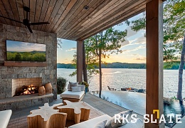 Облицовочный камень RKS SLATE Grey Quartz Castle