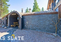 Сланец RKS SLATE Black Mushroom 400x200 мм