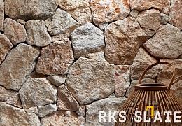 Облицовочный камень RKS SLATE Beige Qartzt Loose