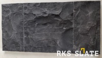 Плитка черная Belgian Black Rock (Скала)