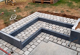 Брусчатка RKS Slate Belgian Grey 100х100 мм