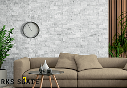 3D панели RKS SLATE Мрамор Glacier White