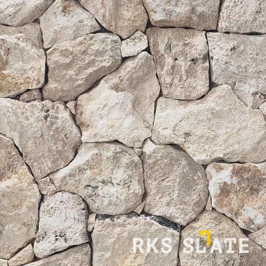 Облицовочный камень для фасада RKS SLATE Rustic Travertine Loose