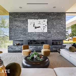 Облицовочный камень для каминов 3D панели RKS SLATE Мрамор Woody Grey Classic — RKS SLATE