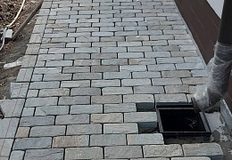 Кварцитовая брусчатка RKS Slate Maryland 200x100 мм