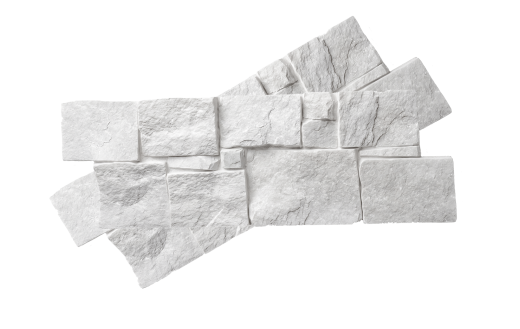 3D панели RKS SLATE Кварцит White Quartz Country для эксклюзивной отделки фасада