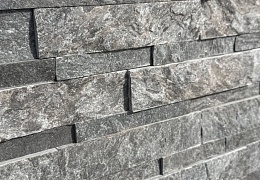 3D мозаика из камня RKS SLATE Кварцит Monsoon Black Rockface