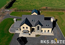 Фасадный сланец RKS SLATE Graphite Natural 500х250 мм