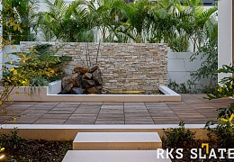Облицовочный камень RKS SLATE Sesame Yellow Quartz Strips