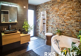 3D панели RKS SLATE Сланец Dark Multicolor Modern