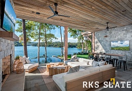 Облицовочный камень RKS SLATE Grey Quartz Castle