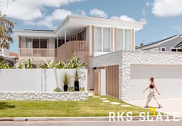 Облицовочный камень RKS SLATE White Quartz Loose