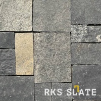 Облицовочный камень RKS SLATE Chittor Black Limestone Castle