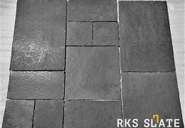Плитка из известняка Belgian Black 600x300 мм