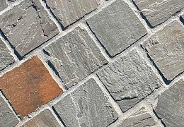 Брусчатка RKS Slate Belgian Grey 100х100 мм