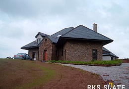 Фасадный сланец RKS SLATE Graphite Natural 500х250 мм