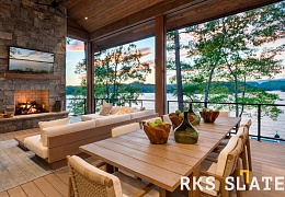 Облицовочный камень RKS SLATE Grey Quartz Castle