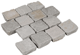 Брусчатка RKS Slate Belgian Grey 100х100 мм