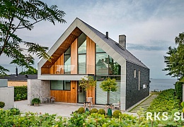 Фасадный сланец RKS SLATE Graphite Natural 500х250 мм
