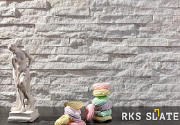 3D панели RKS SLATE Кварцит White Quartz Classic
