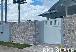 Облицовочный камень RKS SLATE Grey Quartz Castle