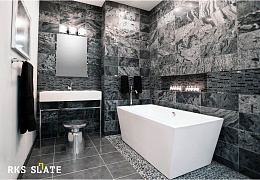 Сланец RKS SLATE Silver Grey Matrix Honed 600x300 мм