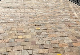 Брусчатка RKS Slate Belgian Multi 100х100 мм